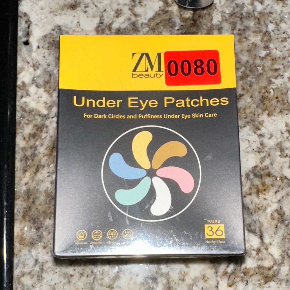 Under Eye Patches - Black and Yellow